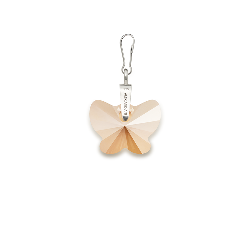 Golden Shadow Butterfly Charm