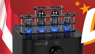 SAVE $25! Dayton Audio HTA50BT Hybrid Stereo Tube Amplifier. SHOP NOW