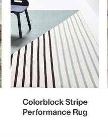 Colorblock Stripe Performance Rug