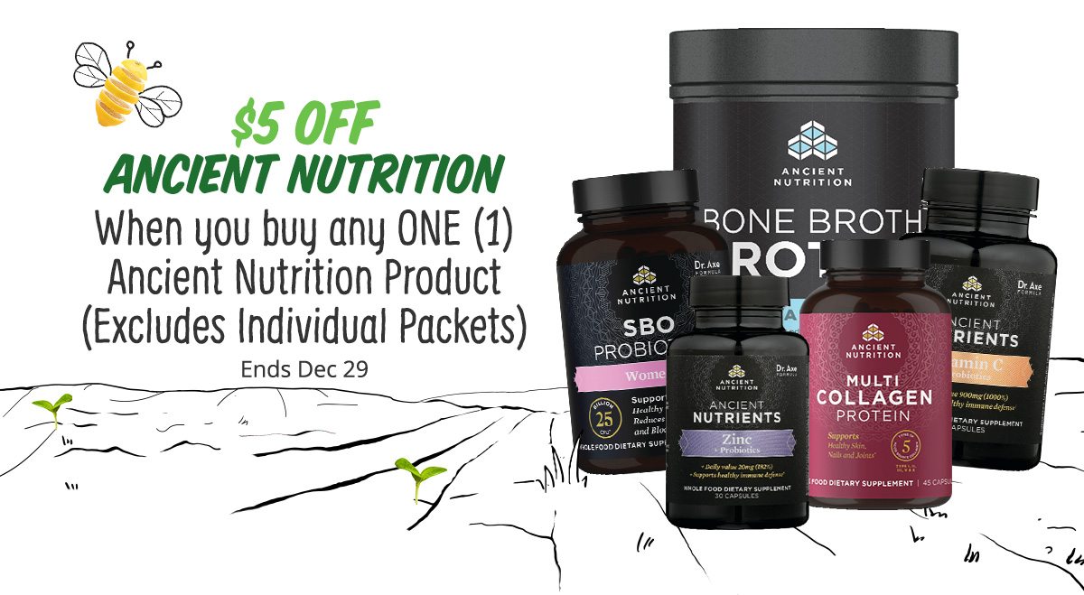 $5 off Ancient Nutrition