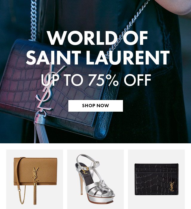 Up to 75% Off Saint Laurent