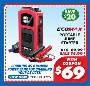 Ecomax Portable Jump Starter