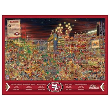San Francisco 49ers 500-Piece Joe Journeyman Puzzle