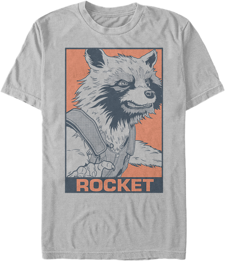 Rocket Raccoon Pop Art Avengers Endgame T-Shirt