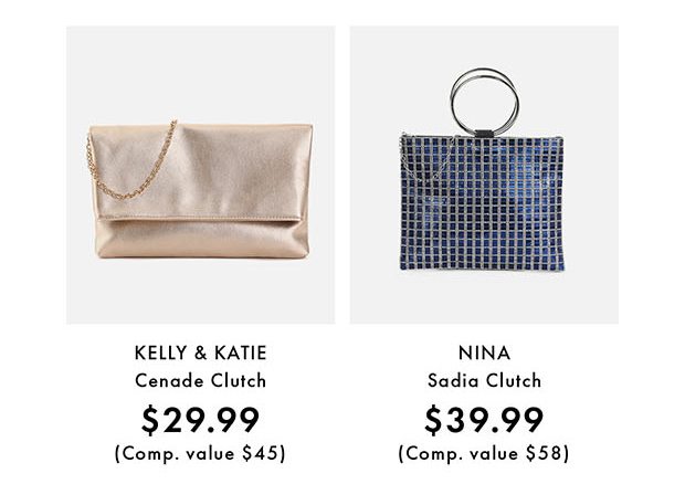 KELLY & KATIE Cenade Clutch | NINA Sadia Clutch