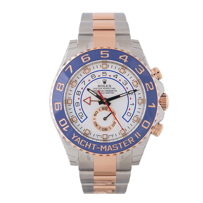 Image of Rolex Yacht-Master II 116681 Steel/Pink Gold 44mm Watch 
