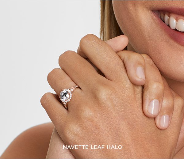 Navette Leaf Halo