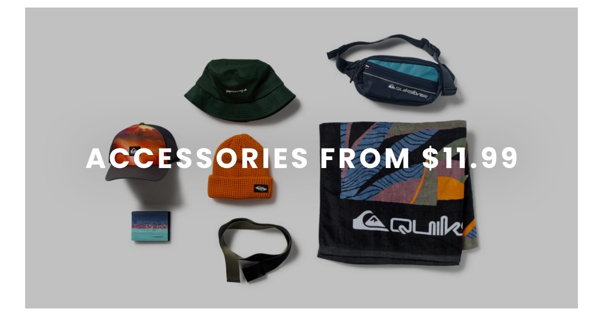 Accessories From $11.99