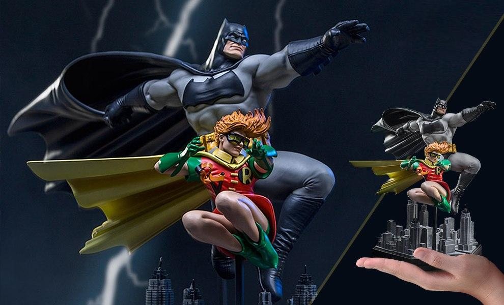 Batman and Robin Deluxe 1:10 Scale Statue by Iron Studios