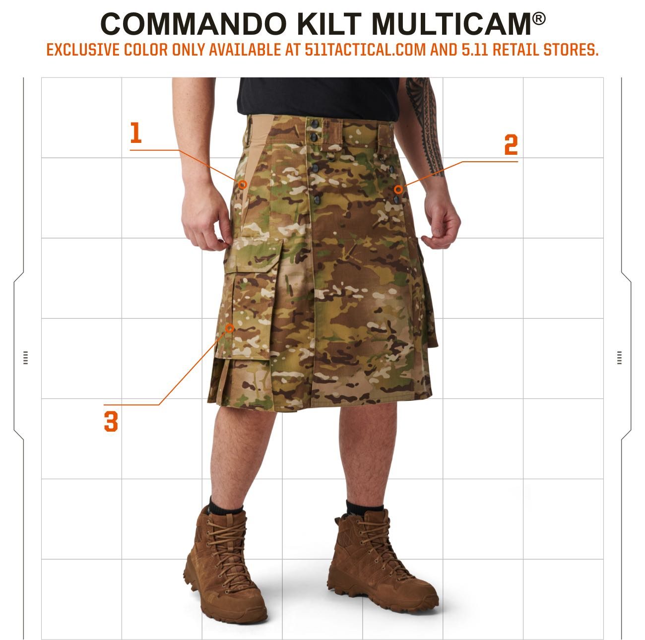 Commando Kilt MultiCam®