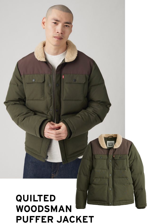 SHOP QUILTED WOODSMAN PUFFER JACKET