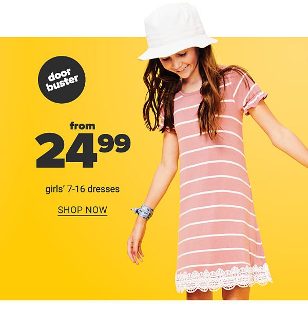 From 24.99 Girls 7-16 Dresses - Shop Now