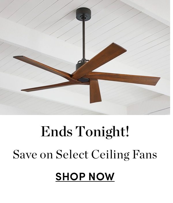 Save on Select Ceiling Fans