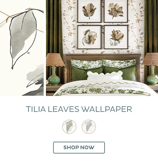 Tilia Leaves Wallpaper | Shop Now