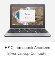 Shop HP Chromebook Anodized Silver Laptop Computer