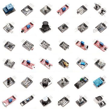 Geekcreit 37 In 1 Sensor Module Board Set Starter Kits Geekcreit - products that work with official Arduino boards