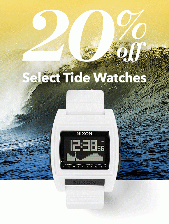 20% Off Tide Watches
