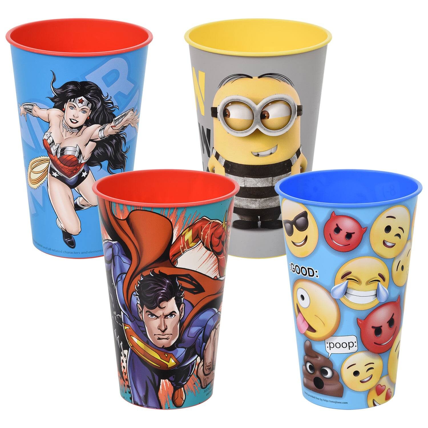Licensed Character Plastic Tumblers, 24 oz.