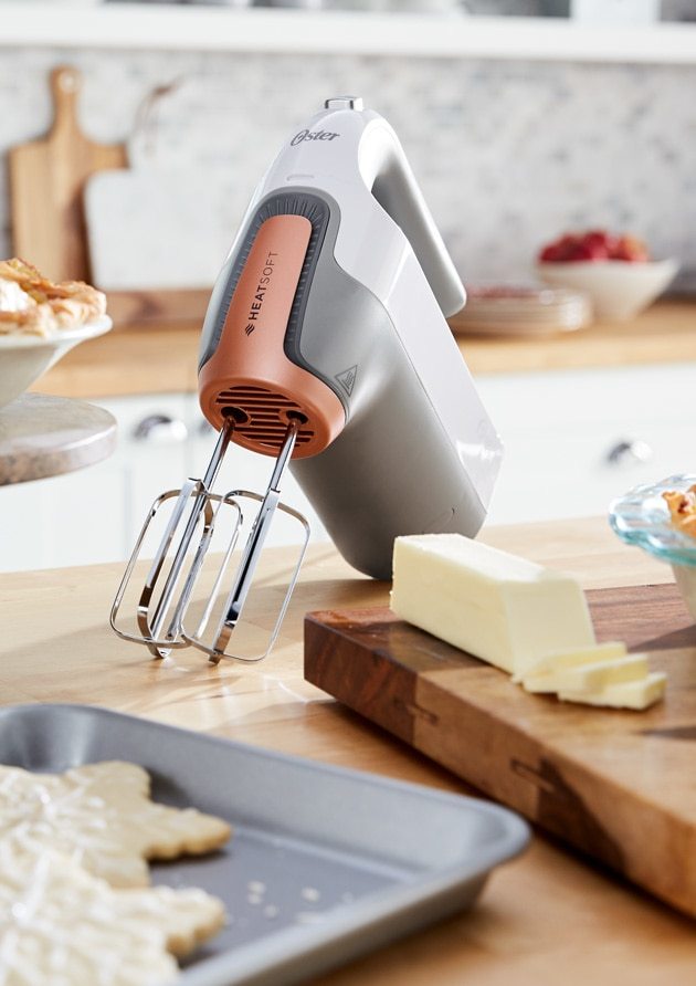 NEW! Oster® Hand Mixer with HEATSOFT Technology