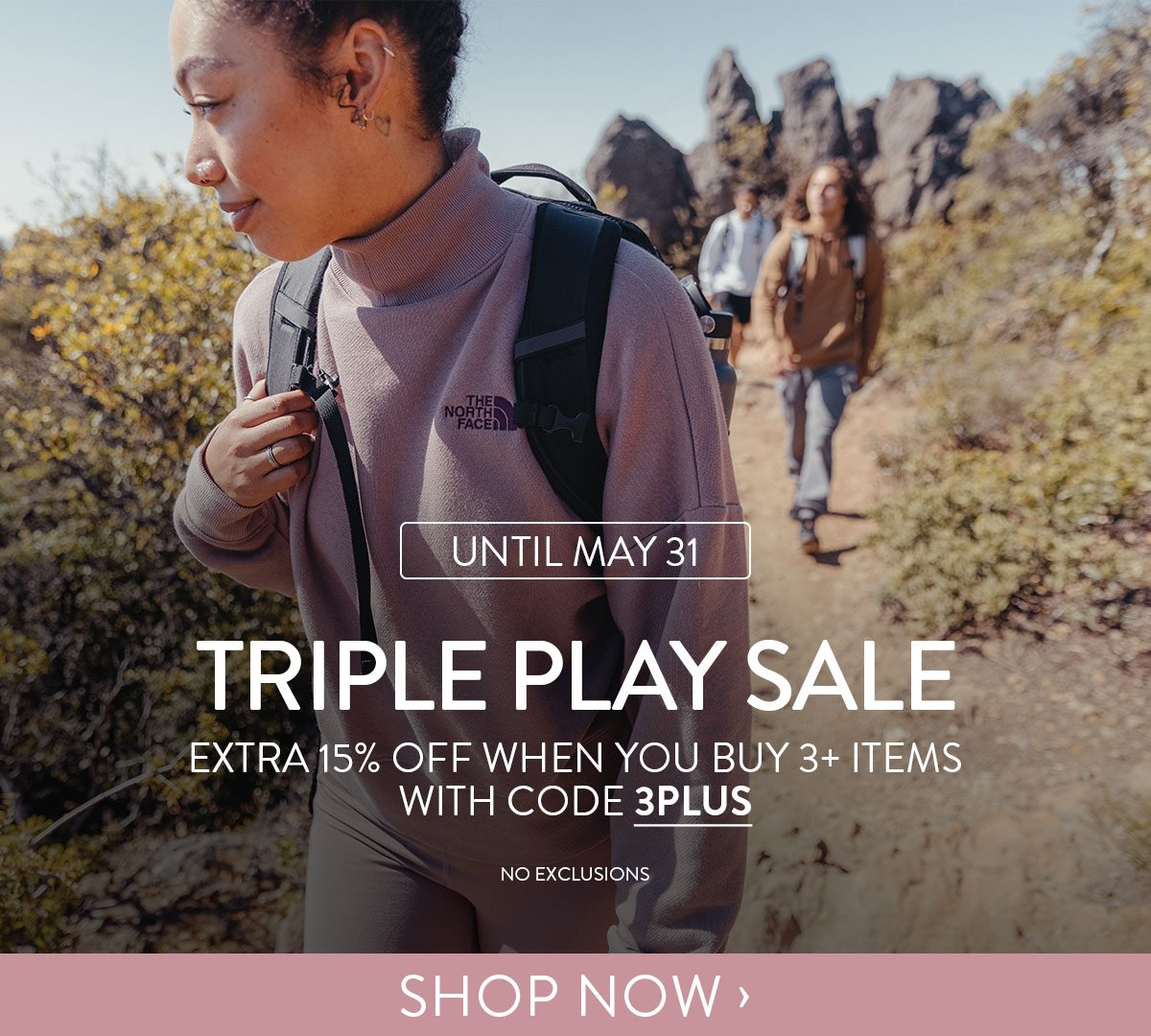 Extra 15% off when you buy 3+ items