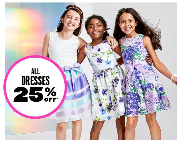 All Dresses 25% Off