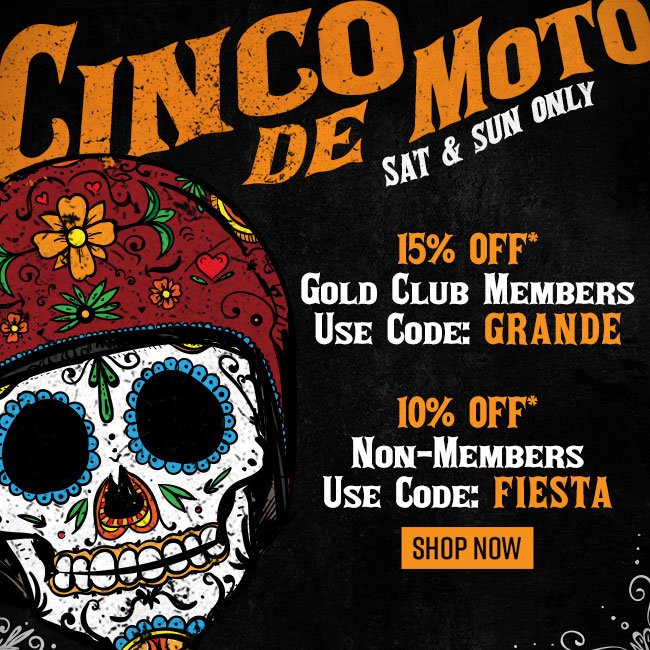 Cinco de Moto Savings