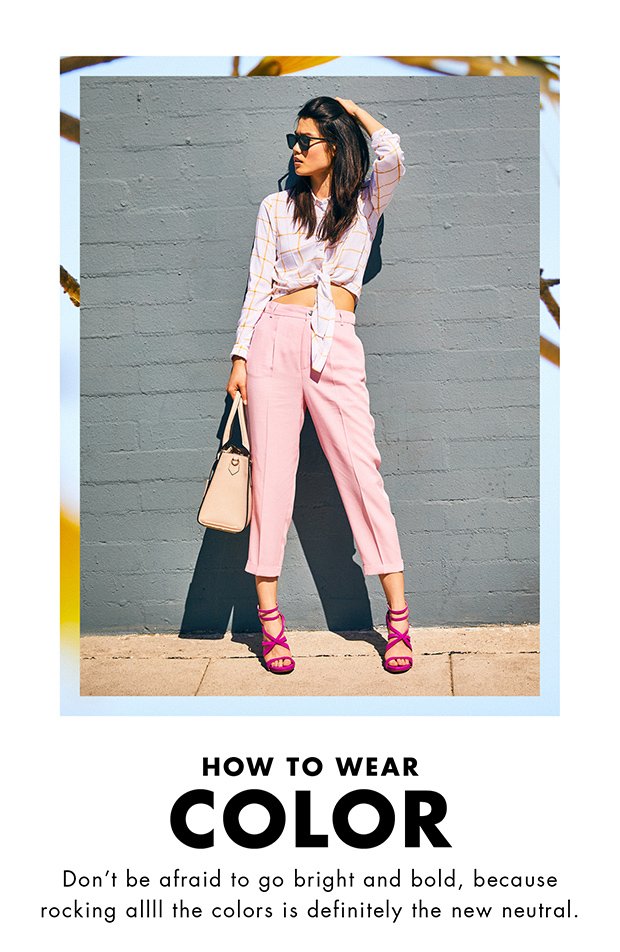 HOW TO WEAR COLOR