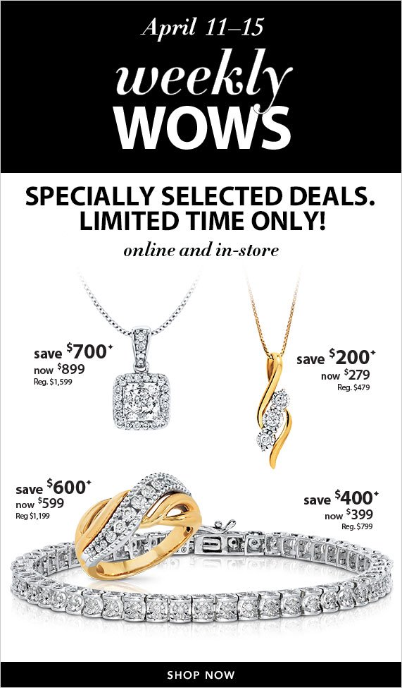 This Week Only, Special Savings