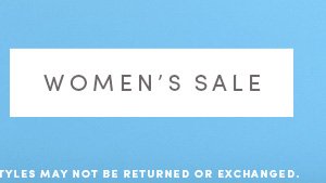 WOMEN'S SALE