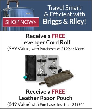 Free Gift with Briggs & Riley Luggage purchase