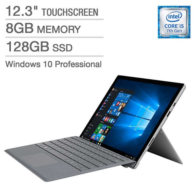 New Microsoft Surface Pro Bundle with Intel Core i5 Processor and Surface Pro Type Cover