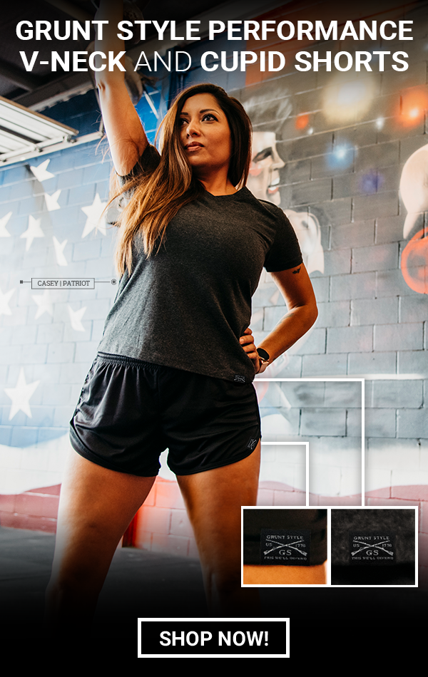 Grunt Style Performance V Neck and Cupid Shorts