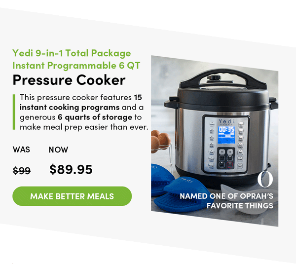 Yedi 6QT Pressure Cooker | Make Better Meals