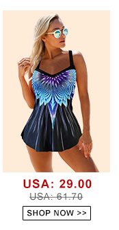 Printed Spaghetti Strap Swimdress and Panty 