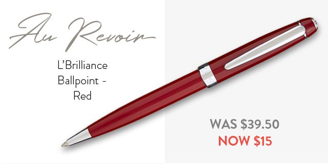 Shop L’Brilliance Ballpoint Red