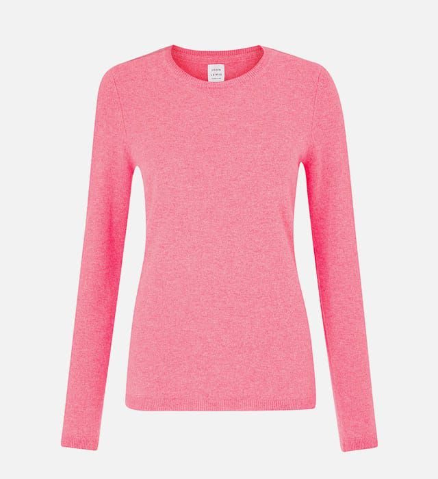 John Lewis & Partners Cashmere Crew Neck Sweater