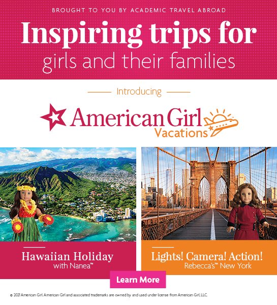 Inspiring trips for girls and their families - Learn More