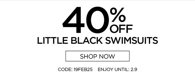 40% Off Little Black Swimsuits - Shop Now