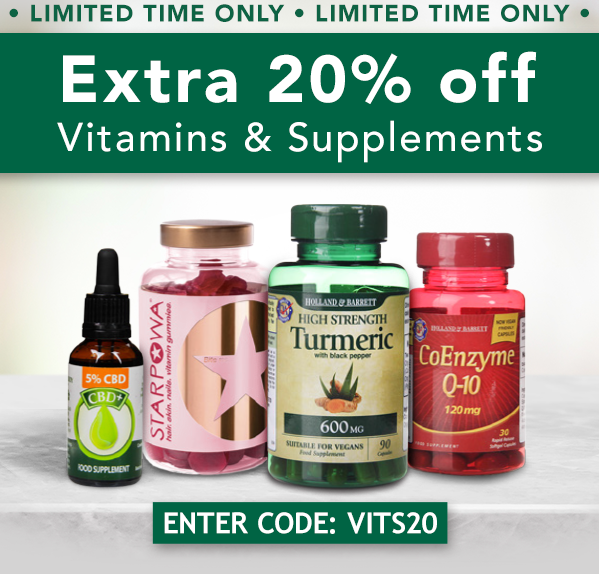 TONIGHT ONLY - Extra 20% off vitamin & supplements - Enter code : VITS20