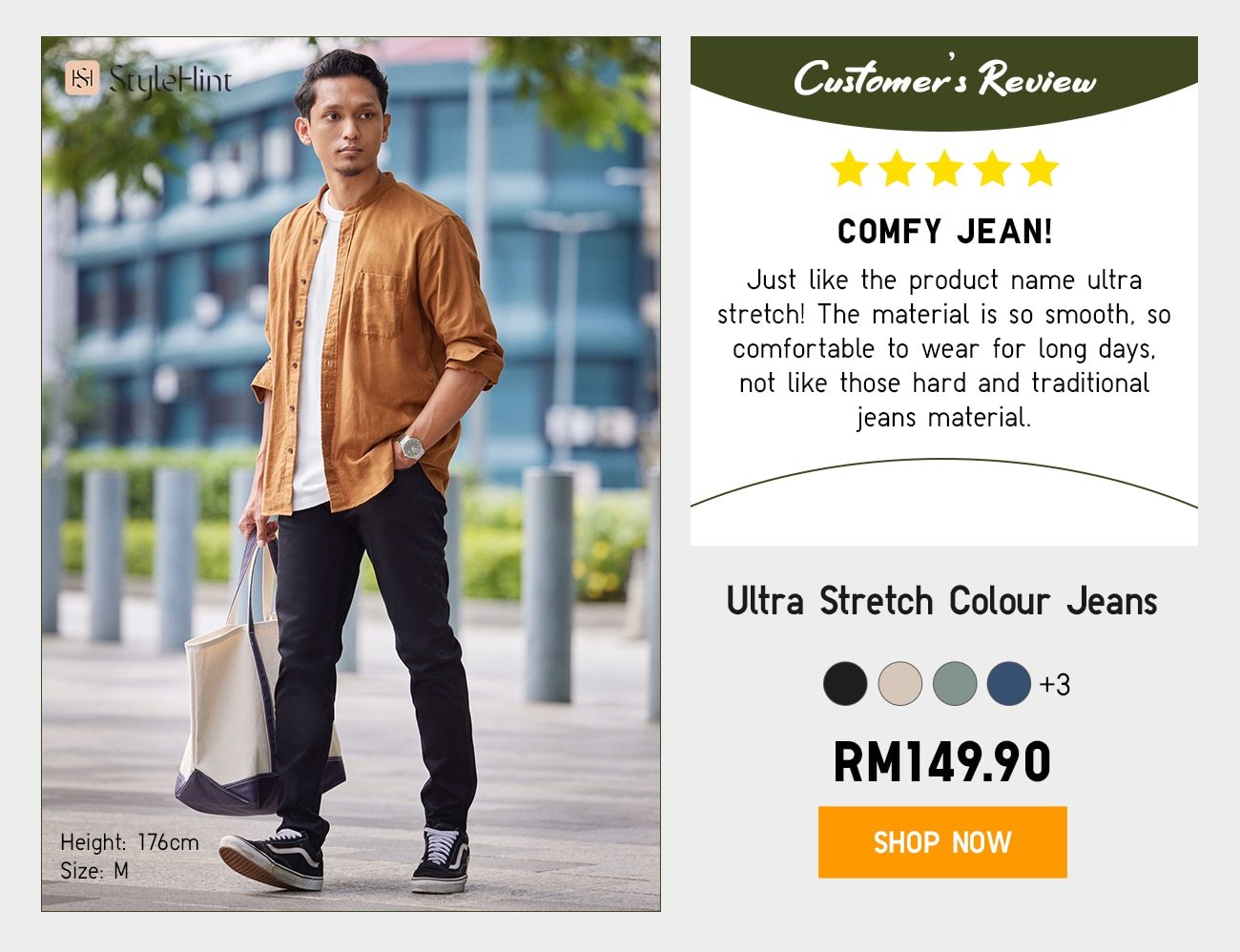 Ultra Stretch Colour Jeans