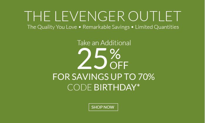 Shop Extra 25% Off Outlet