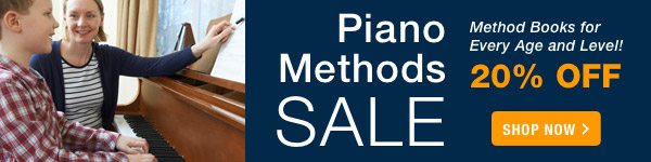 20% off Piano Methods Sale - Shop Now >