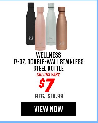 Wellness 17-oz. Double-Wall Stainless Steel Bottle