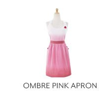 Ombre Pink Apron