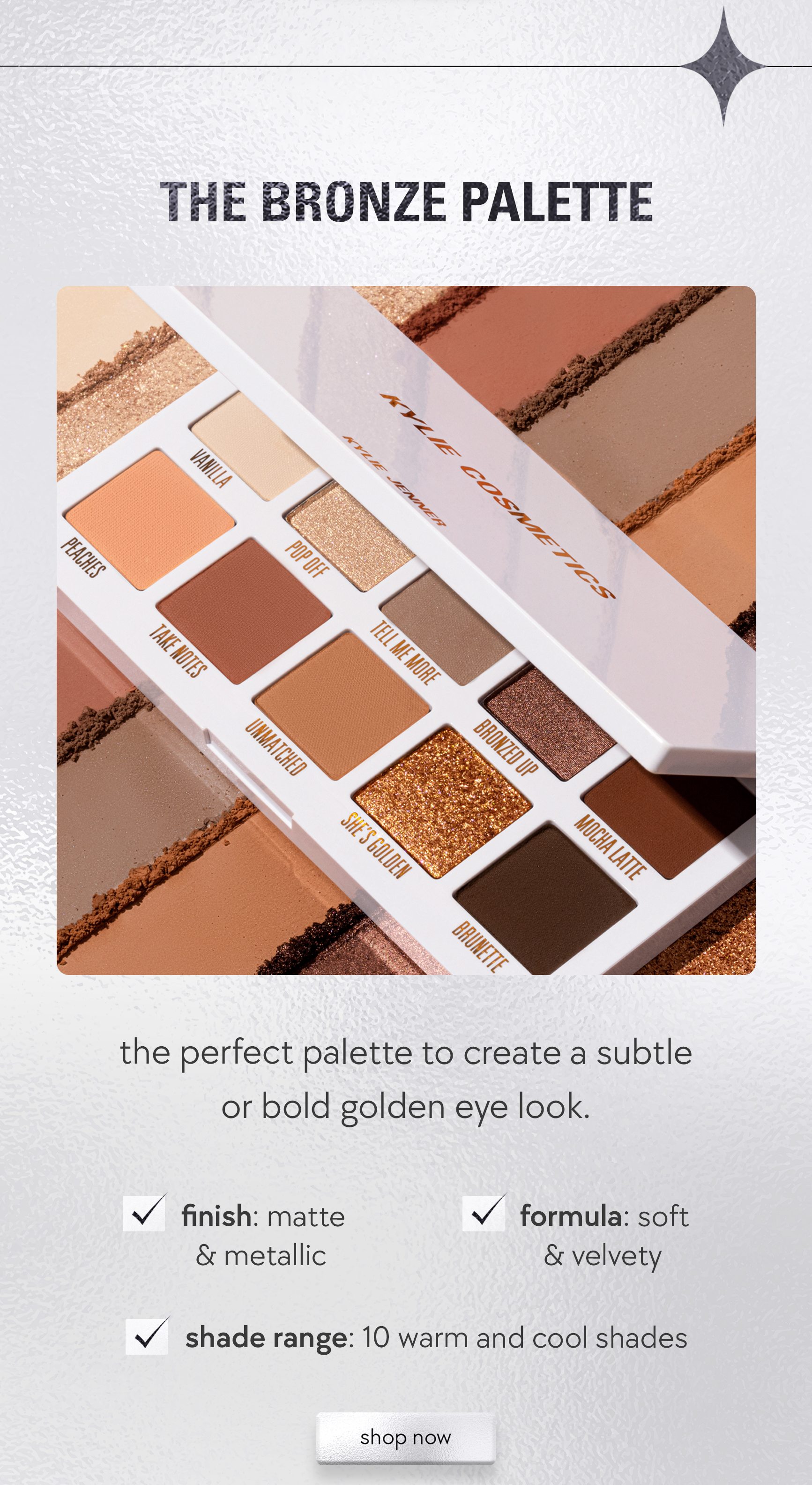 shop the bronze palette