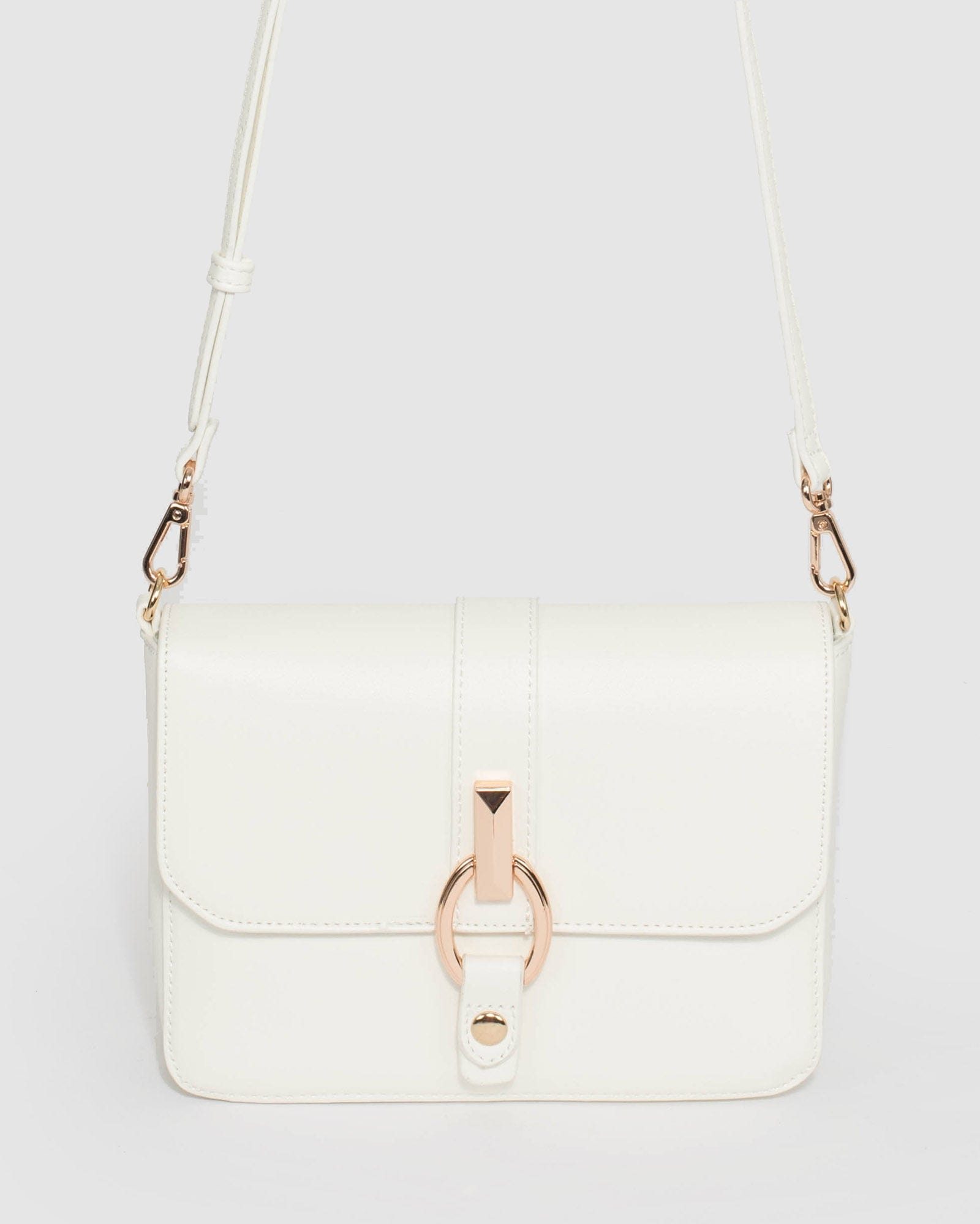 Image of White Elissa Crossbody Bag