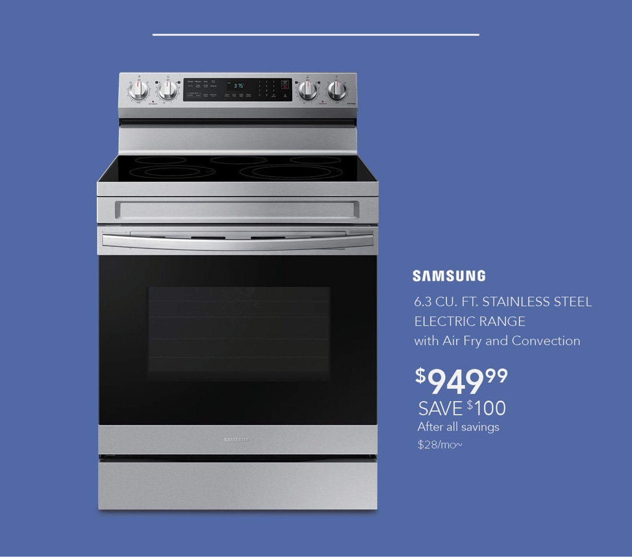 Samsung-stainless-steel-electric-range