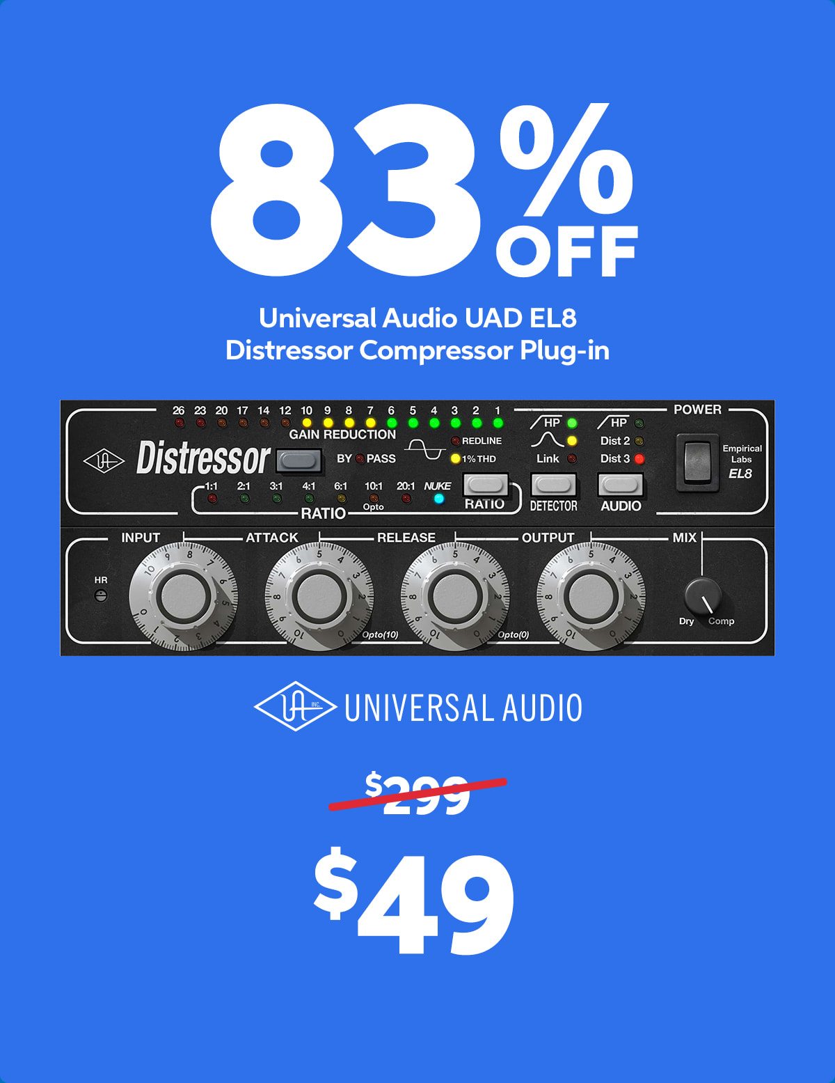 Save $250 on UAD EL8!