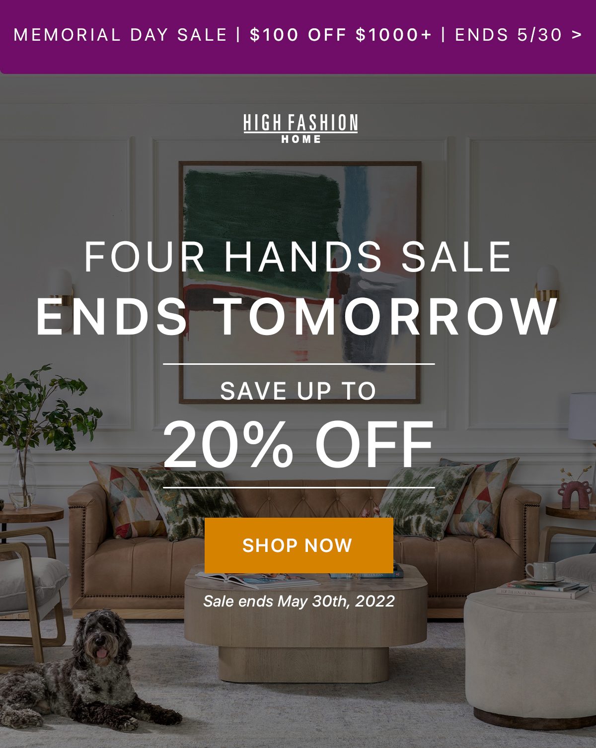 Up to 20% off Four Hands