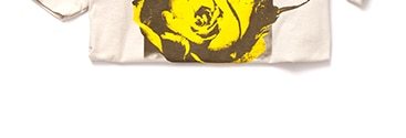 Guys Yellow Flower Tee